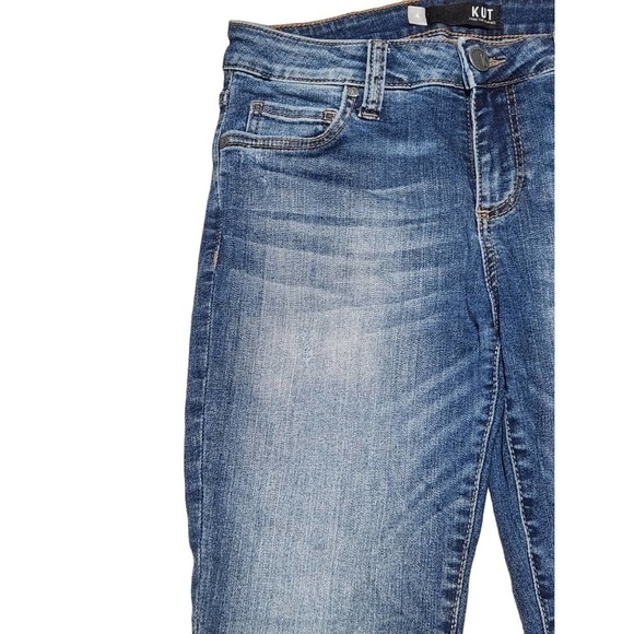 Kut From the Kloth Connie Ankle Skinny Denim Blue Jeans, Size 4 - Picture 5 of 13